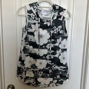 NWT Lularoe Brittany Hooded Tank Sz L